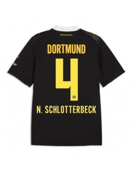 Borussia Dortmund Nico Schlotterbeck #4 Replika Borta Kläder 2026-27 Kortärmad Borussia Dortmund Nico Schlotterbeck #4 Replika Borta Kläder 2026-27 Kortärmad